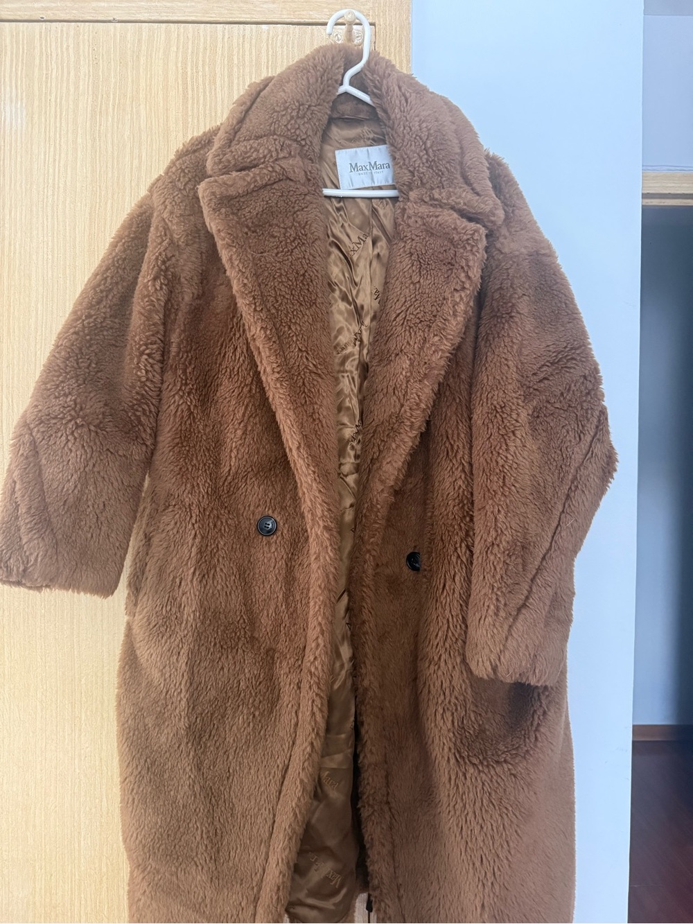 MaxMara Chestnut Teddy Coat